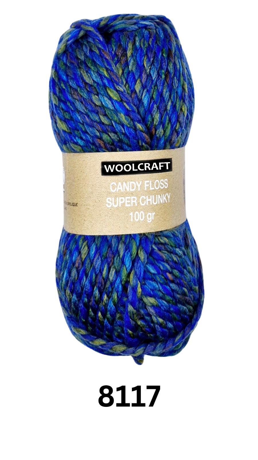 Candy Floss Super Chunky Blue Multi