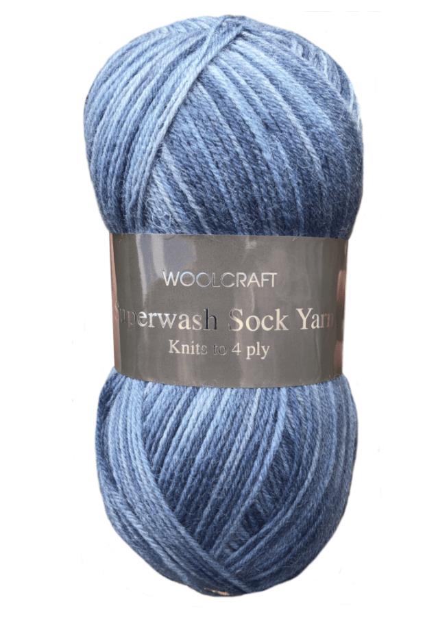 Superwash Sock Wool - 16 Colours Available