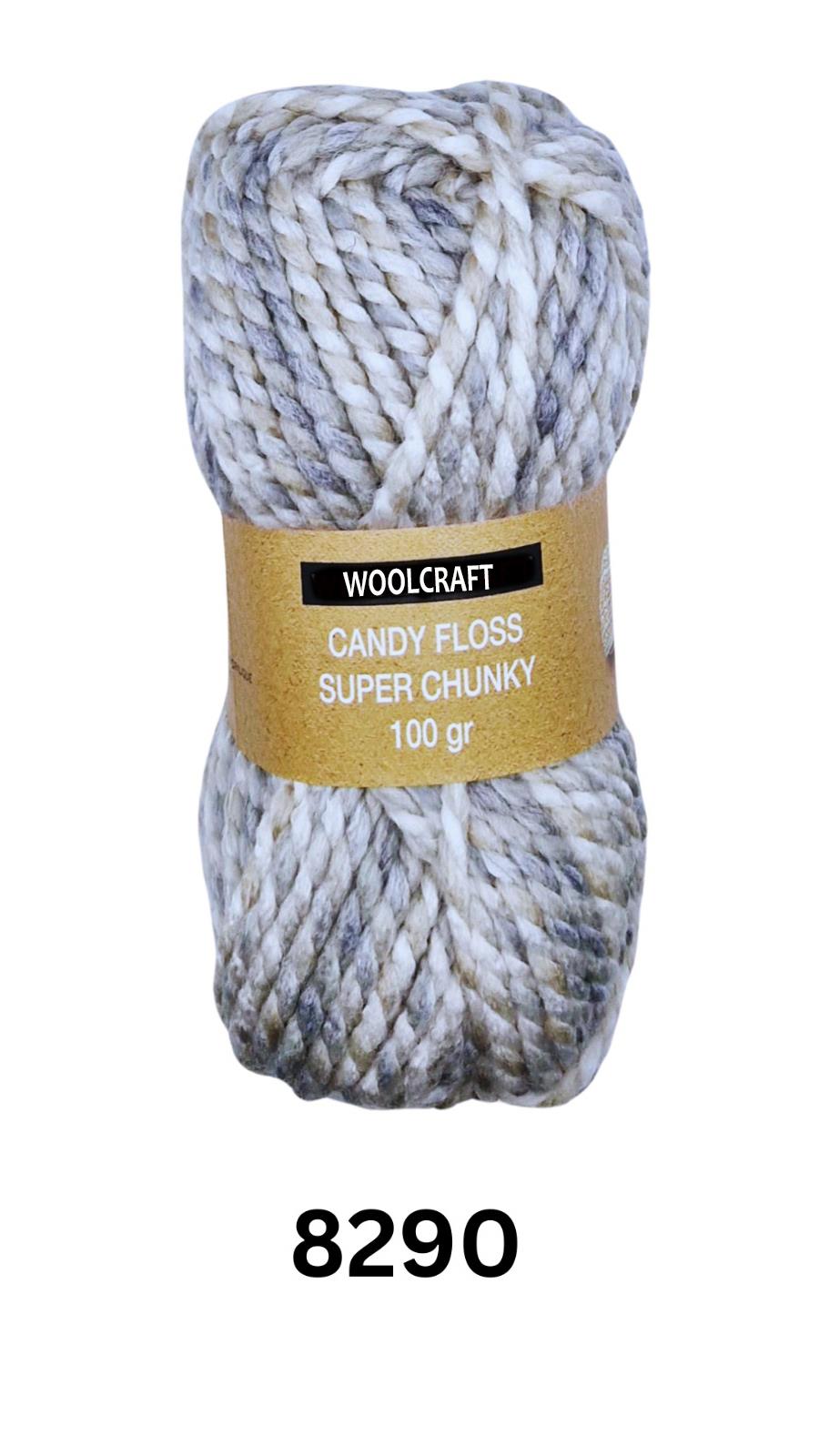 Candy Floss Super Chunky Grey Multi
