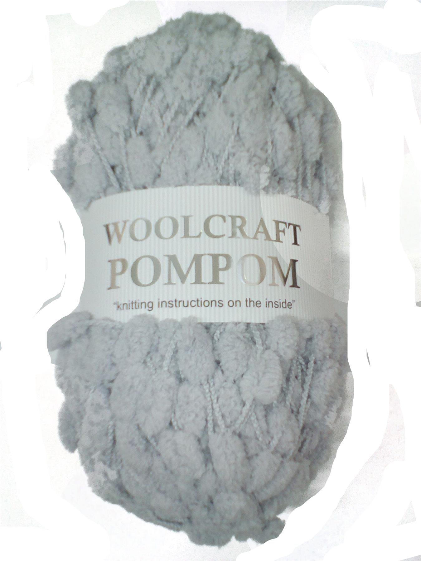Pom Pom Yarn Grey