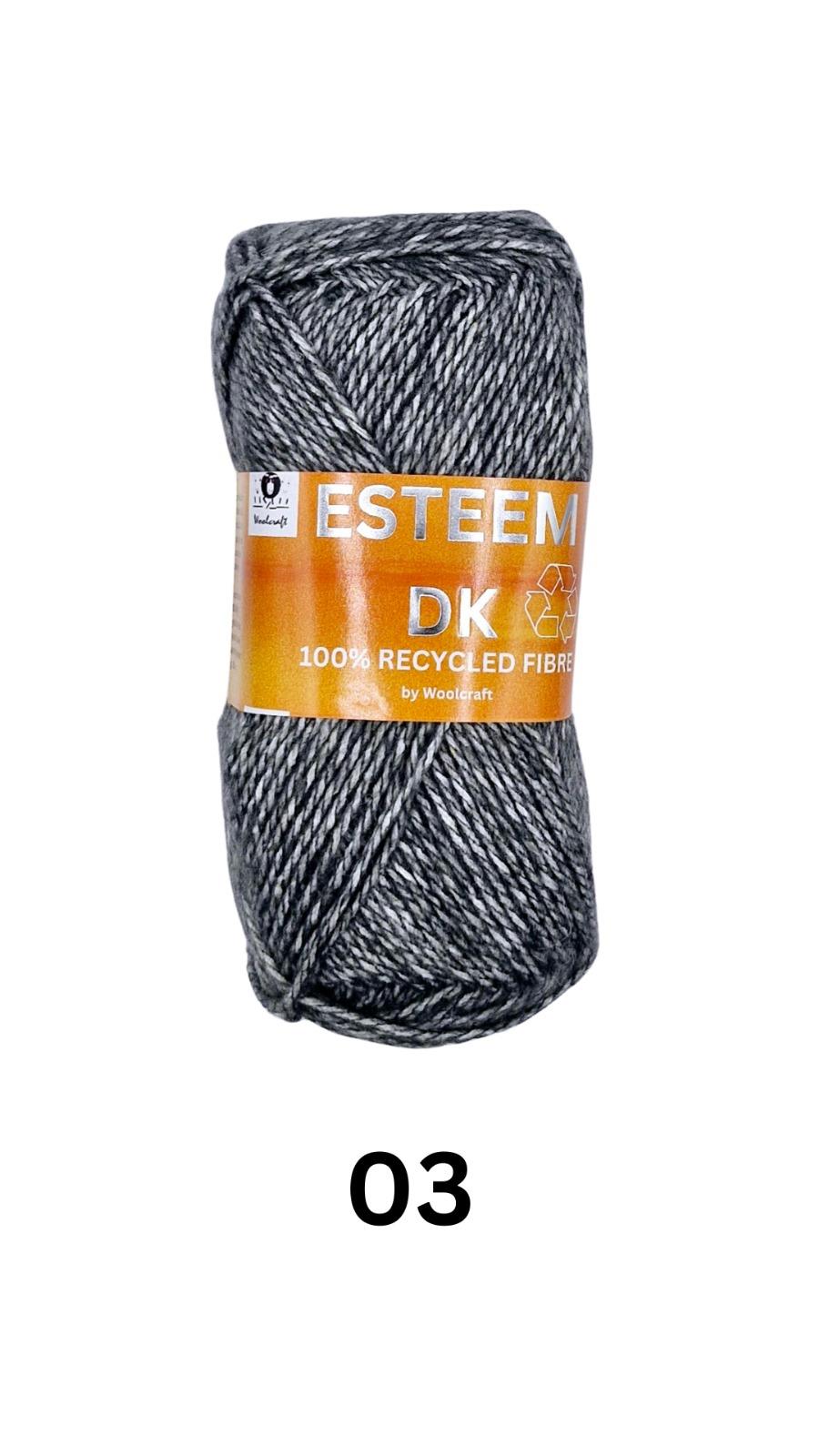 Esteem DK Recycled 03 Charcoal Twist