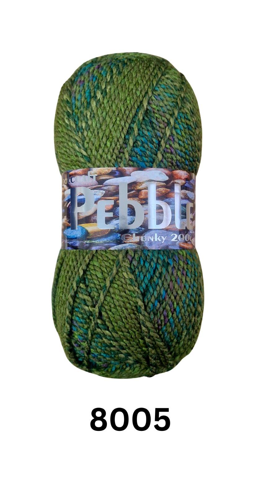 Pebble Knitting Yarn - Moss