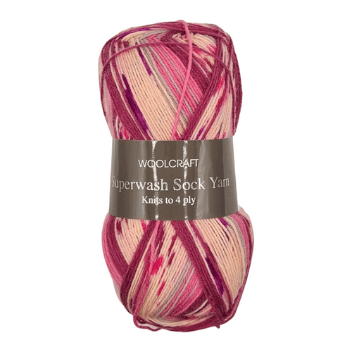 Superwash Sock Wool - 16 Colours Available