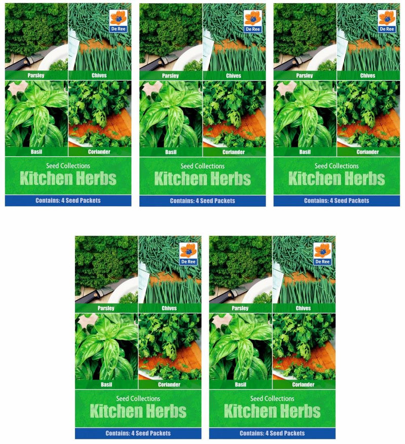 5 x Kitchen Herbs Pack