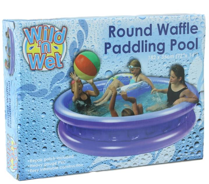 Round Waffle Paddling Pool