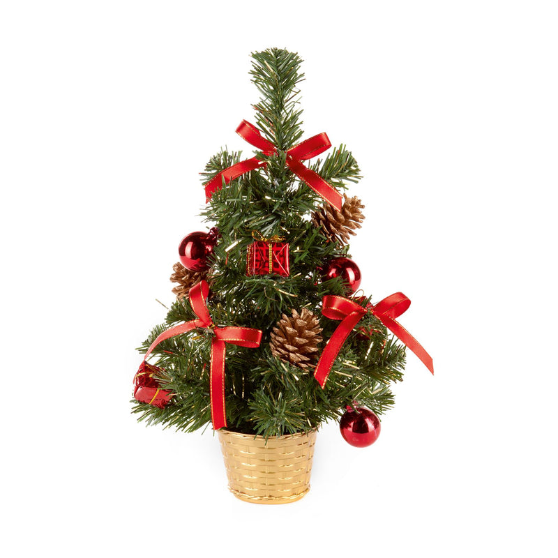 30cm Red Dressed Tree