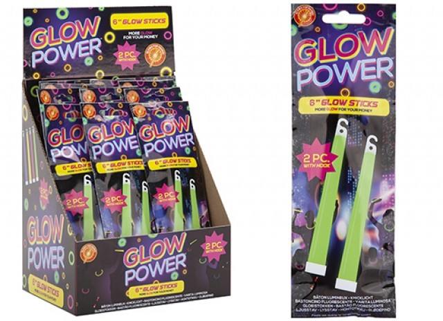 6" 2pce Glow Sticks