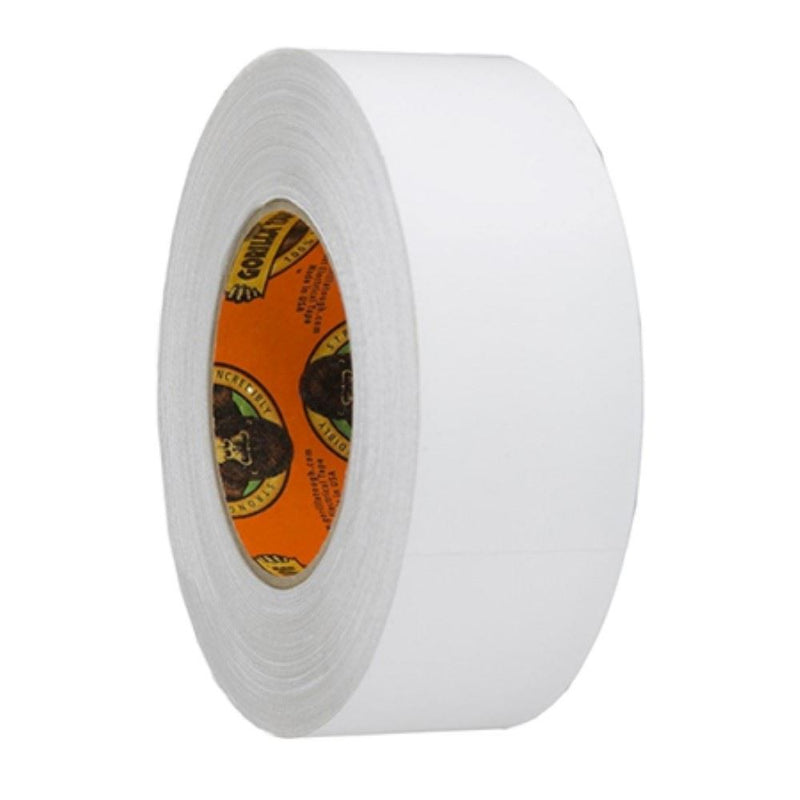 Incredibly Strong WHITE GORILLA TAPE, 10m x 48mm, Grips SMOOTH, ROUGH & UNEVEN Surfaces