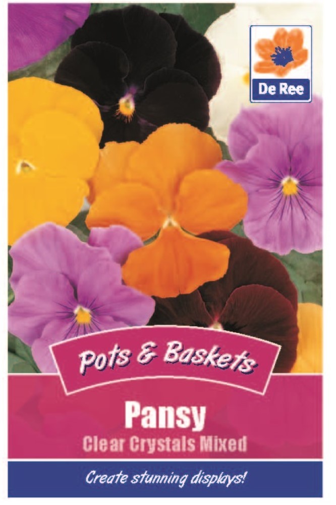 Pansy: Clear Crystals Mixed Seeds