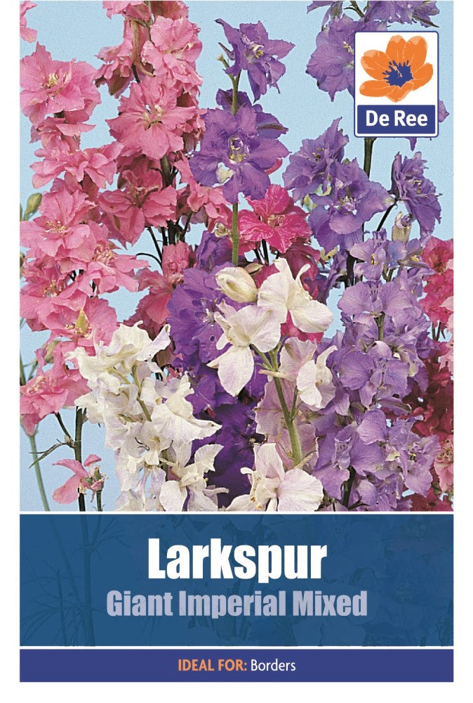 Larkspur: Giant Imperial Mixed Seeds