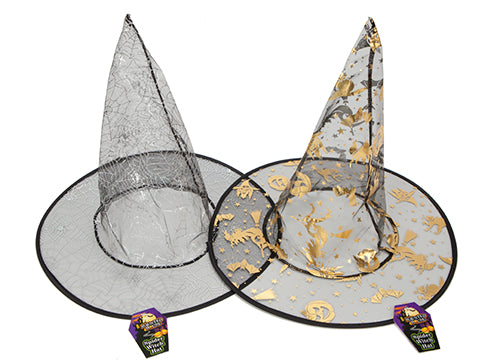 Mesh Witches Hat