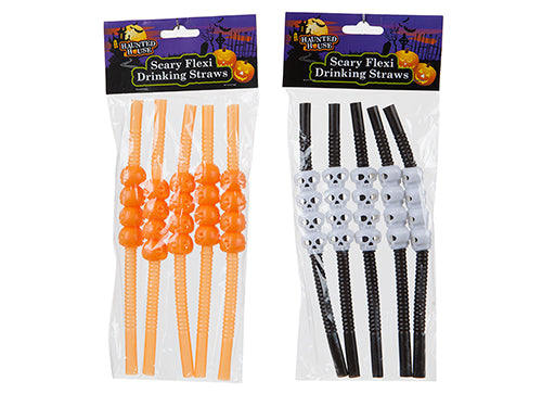 Pack of 5 Spooky Straws