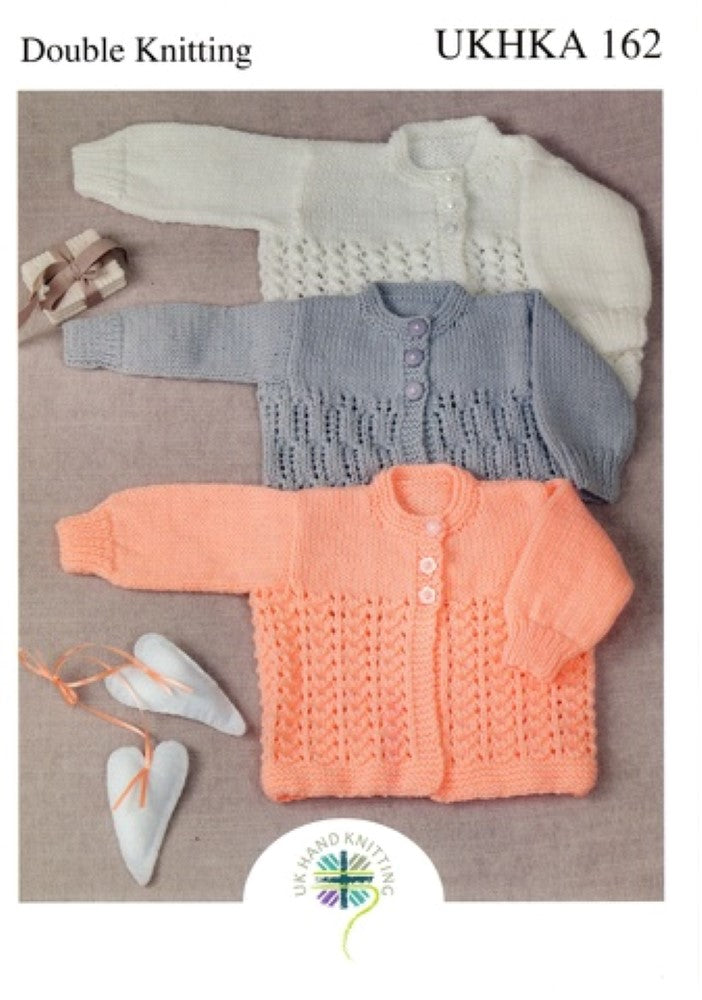 Children's Cardigans Knitting Pattern - UKHKA162