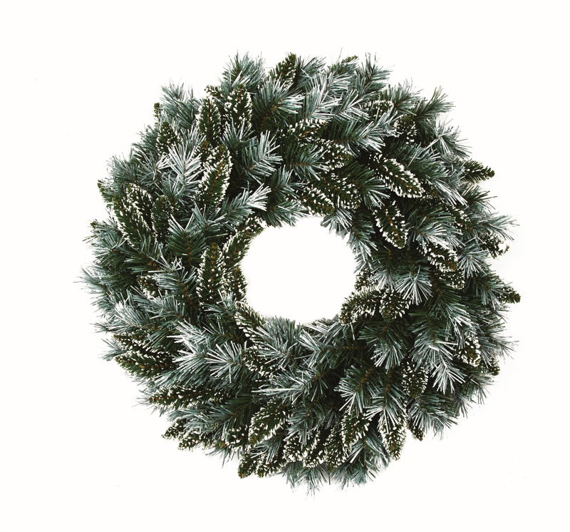 60cm Snow Tipped Wreath