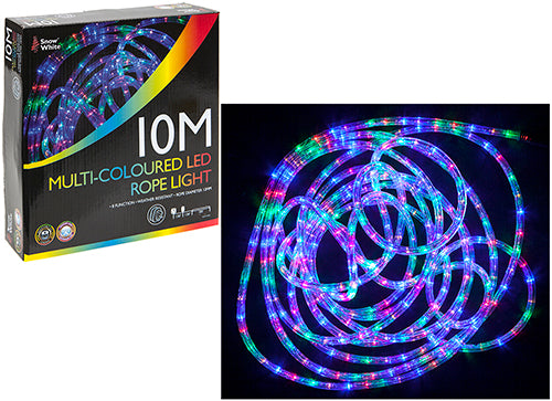 10m Multi Colour Rope Light