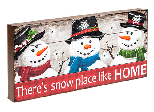 Snowman Light up Plaque