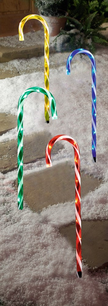 4pc Assorted Light up Candy Cane Lights