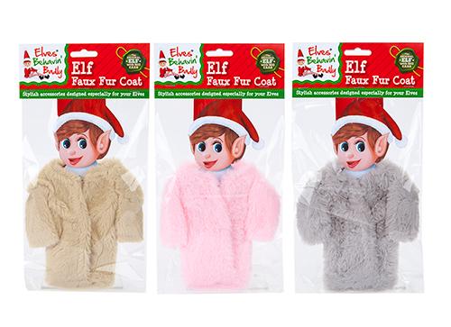 1 x Naughty Elf Faux Fur Coat