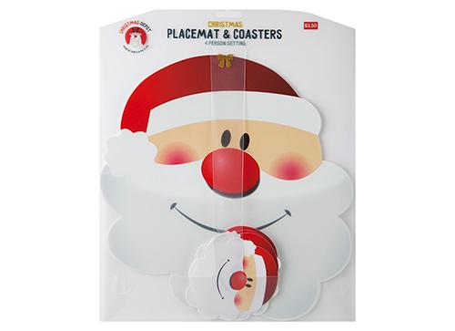 Santa Placemats & Coasters