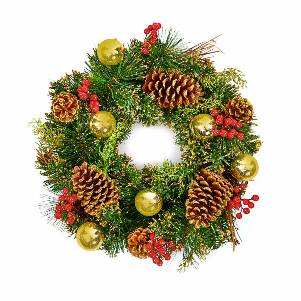 Gold Glitter Wreath