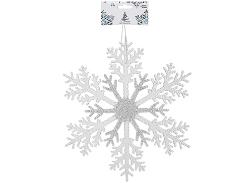 Silver Snowflake Decoration