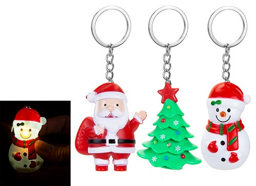 1 x Flashing Musical Christmas Keyring