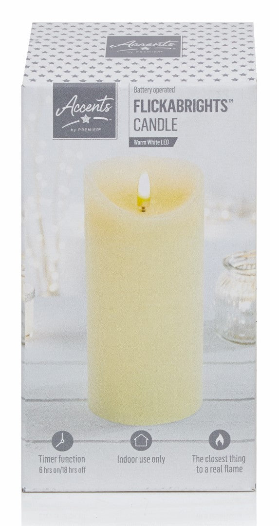 18cm Flickerbright Candle