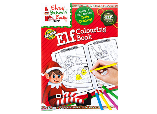 Naughty Elf Colouring & Sticker Book