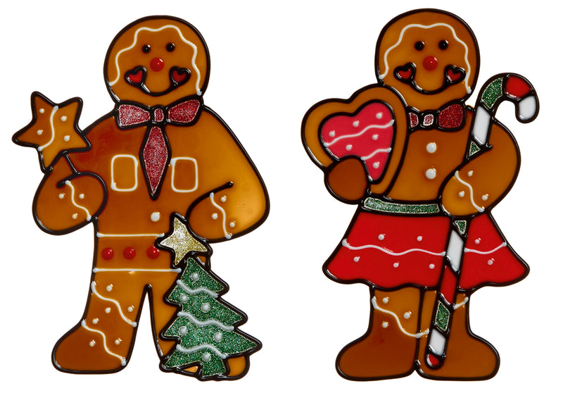 Gingerbread Character Window Sticker