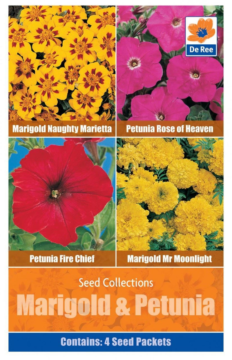 Seeds Collections - Marigold and Petunia