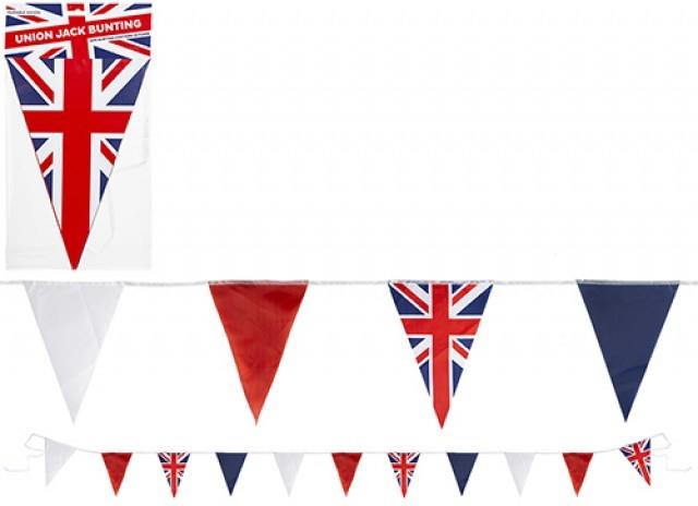 Union Jack Triangle Bunting 20ft