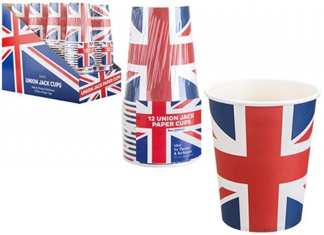 Union Jack Paper Cups