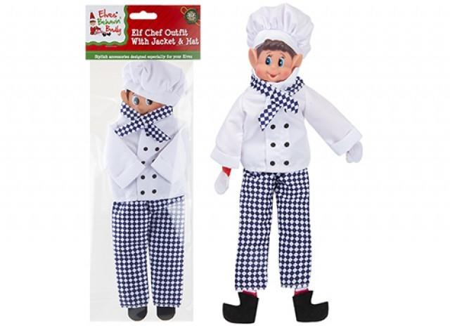 Elf Chef Outfit with Jacket and Hat