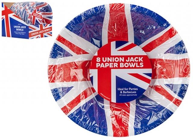 Union Jack Paper Bowl