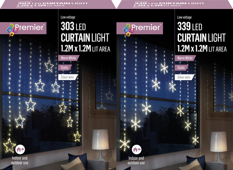 Curtain Lights - Various Styles & Colours