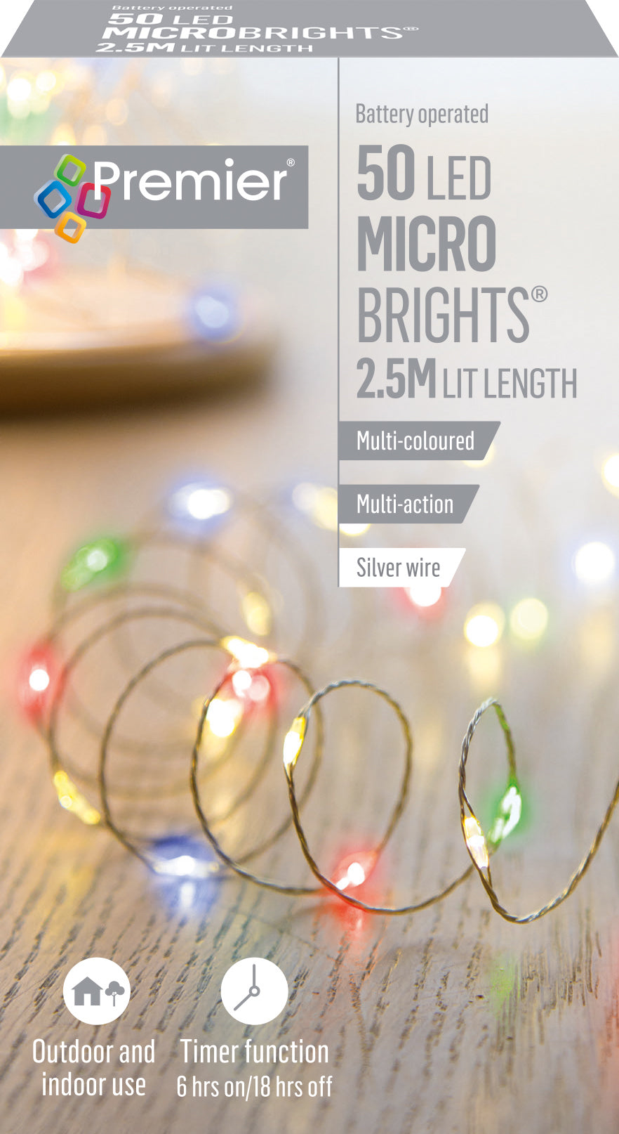 Microbright LED Wire Lights - Various Sizes & Colours