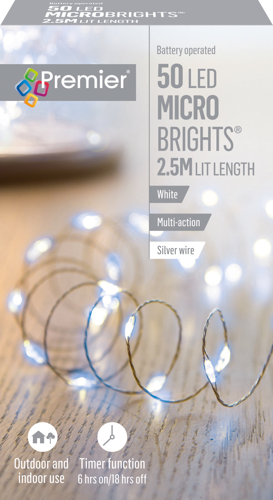 Microbright LED Wire Lights - Various Sizes & Colours