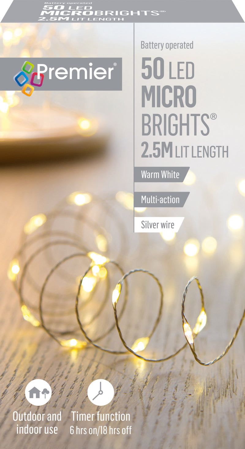 Microbright LED Wire Lights - Various Sizes & Colours