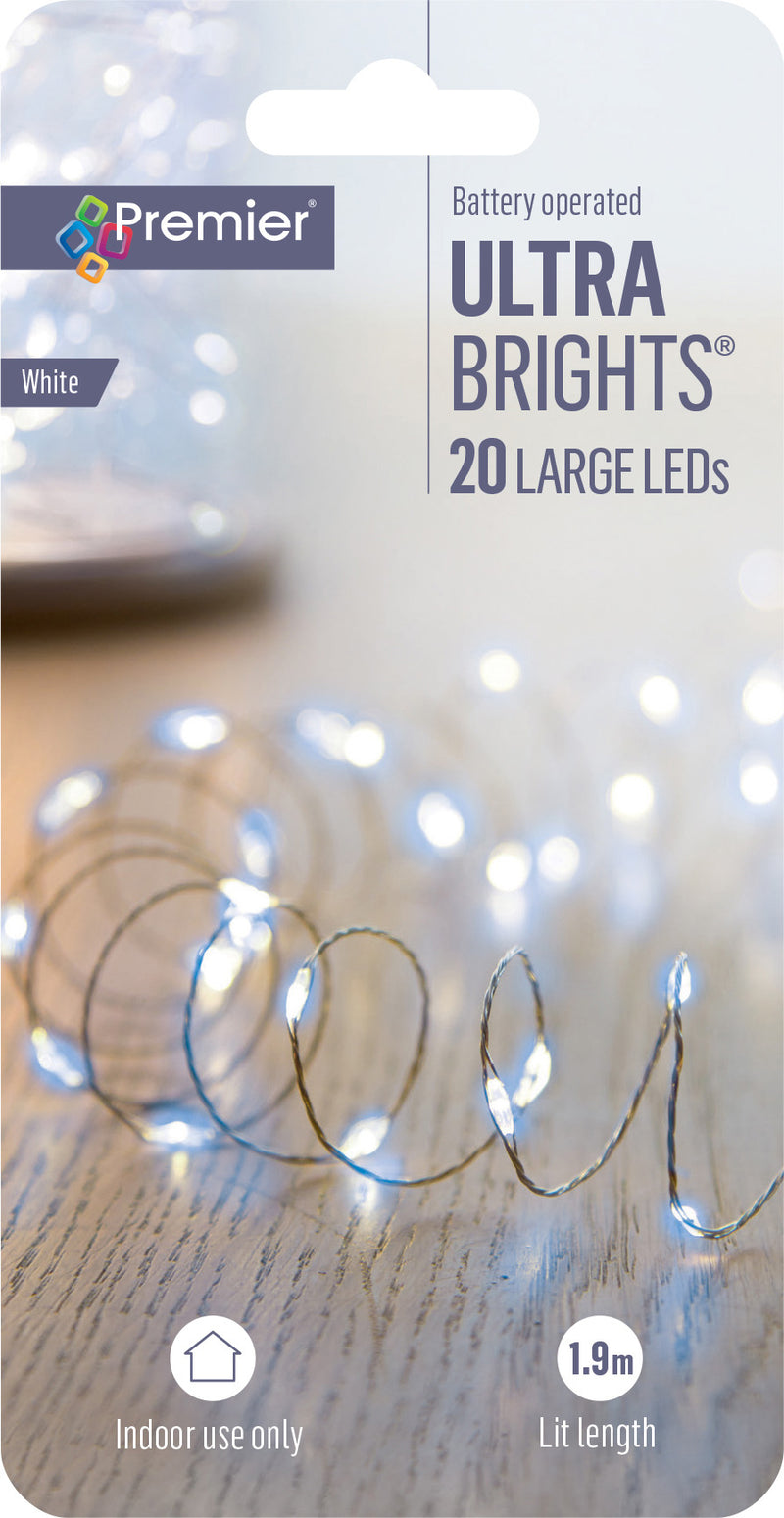 Microbright LED Wire Lights - Various Sizes & Colours
