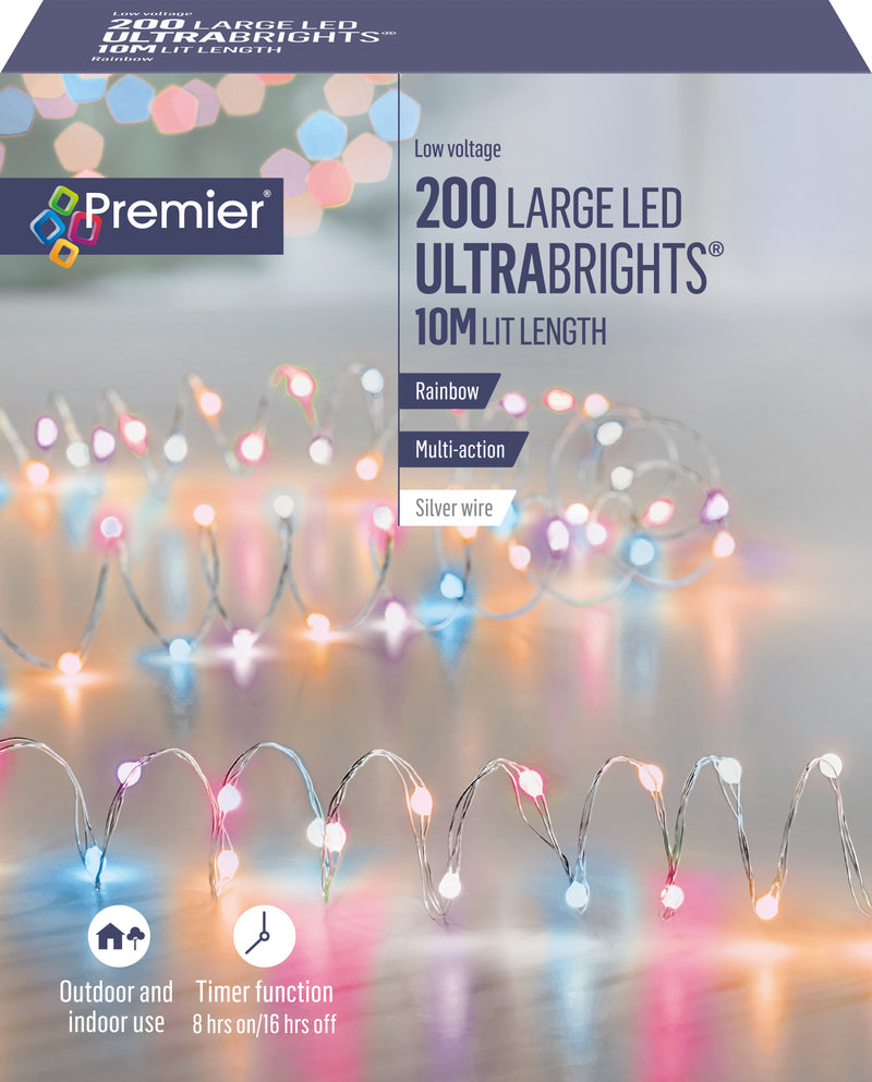200 LED Ultrabrights - Various Sizes & Colours