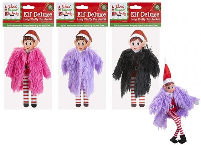 Elf Long Fluffy Fur Jacket