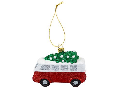 Glitter Camper Van Bauble