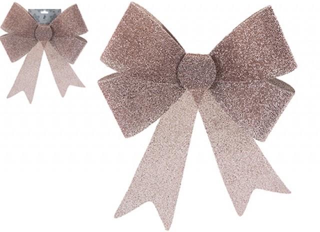 Large Rose Gold Single Bow