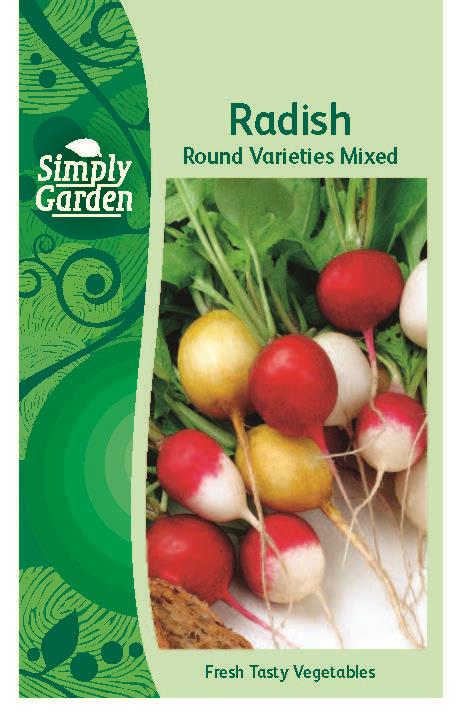 Radish Round Varieties Mixed