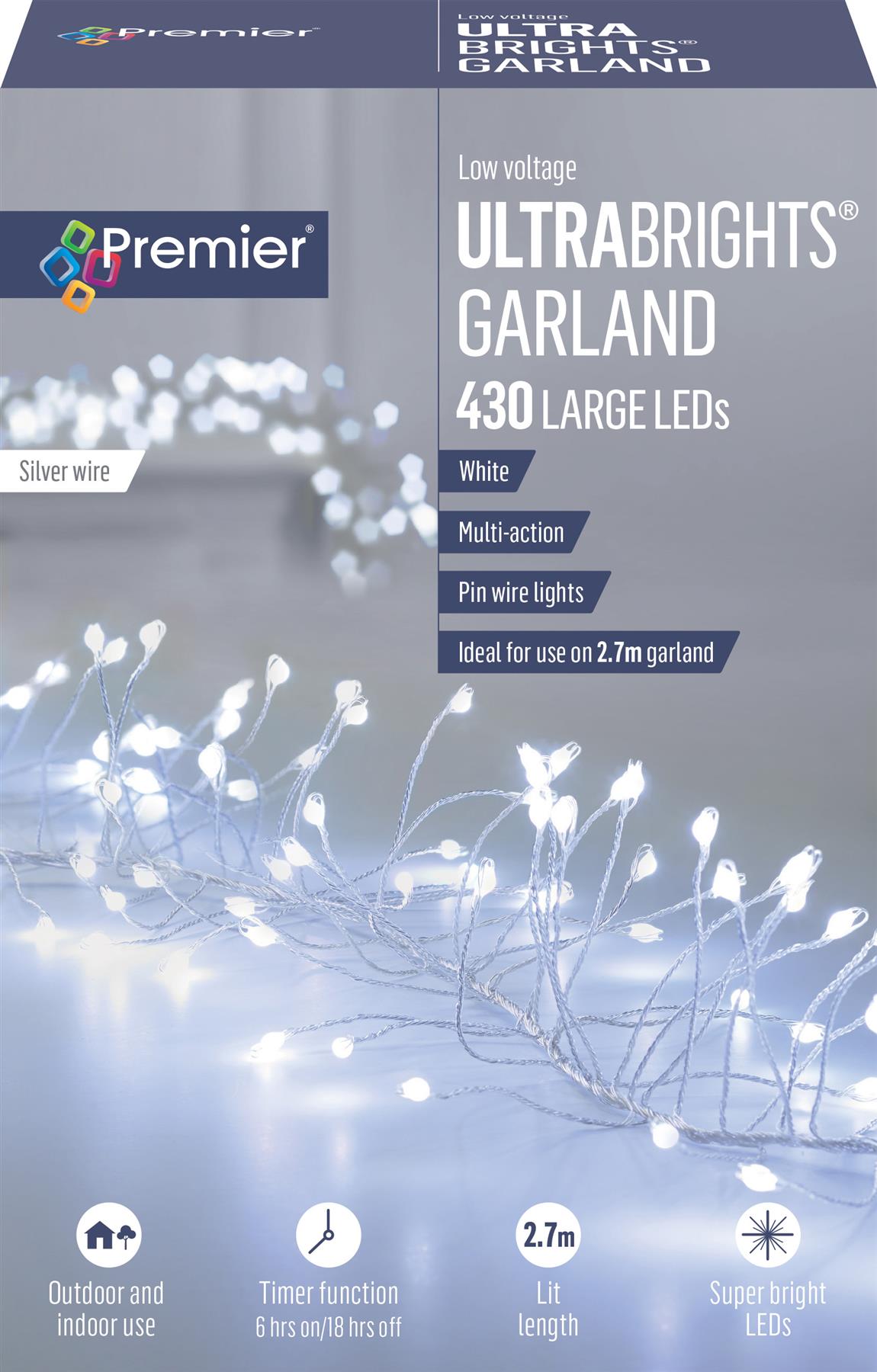 Ultrabrights Garland Lights - Various Sizes & Colours